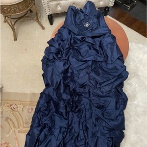 JOVANI Never worn pageant prom navy royal blue gown size 2